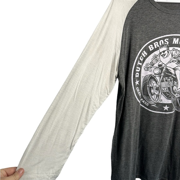 Dutch Bros VINTAGE LIMITED EDITION “BORN TO LIVE” MEDIUM+LARGE RARE DB MOT… - Picture 4 of 9